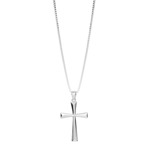 VEMUND Halssmykke Kors 925 Sølv