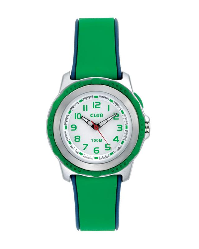 Barneklokke Grønn 100ATM 