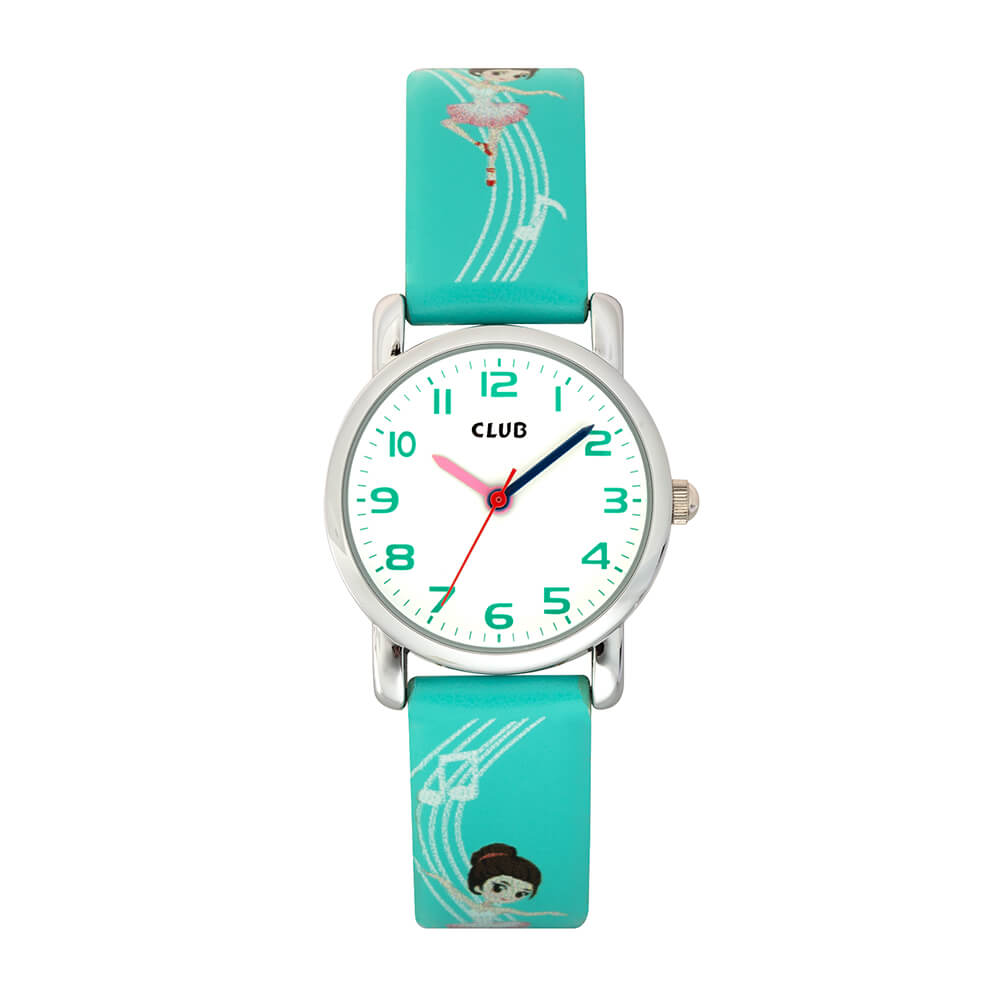 Barneklokke Grønn Ballerina 27 mm