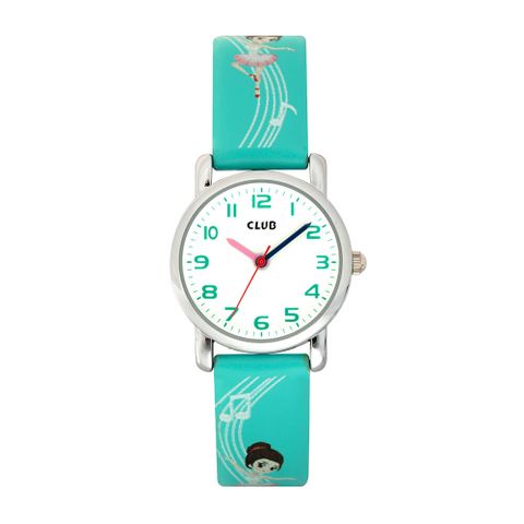 Barneklokke Grønn Ballerina 27 mm