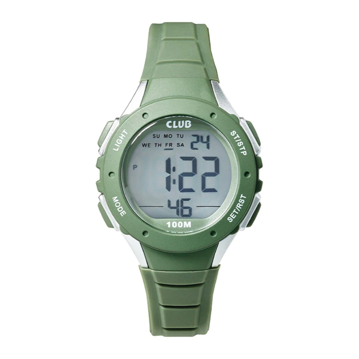 Barneklokke Kronograf Grønn 32 mm