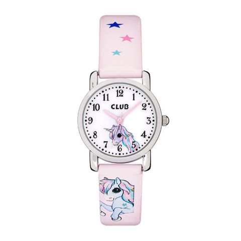 Barneklokke Enhjørning Lyserosa 27 mm