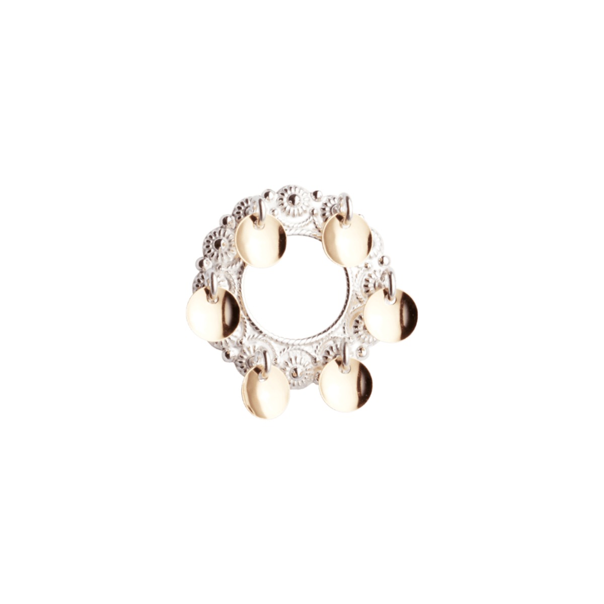 Barnesølje 830 Hvitt Forgylt Sølv