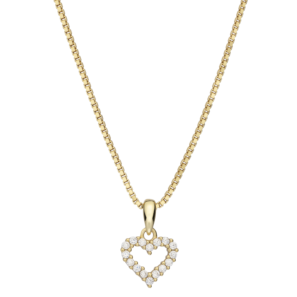 Halssmykke 925 Forgylt Sølv