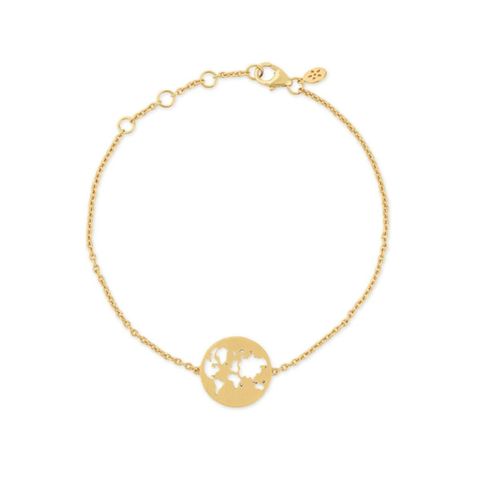 Beautiful World Armbånd 925 Forgylt Sølv