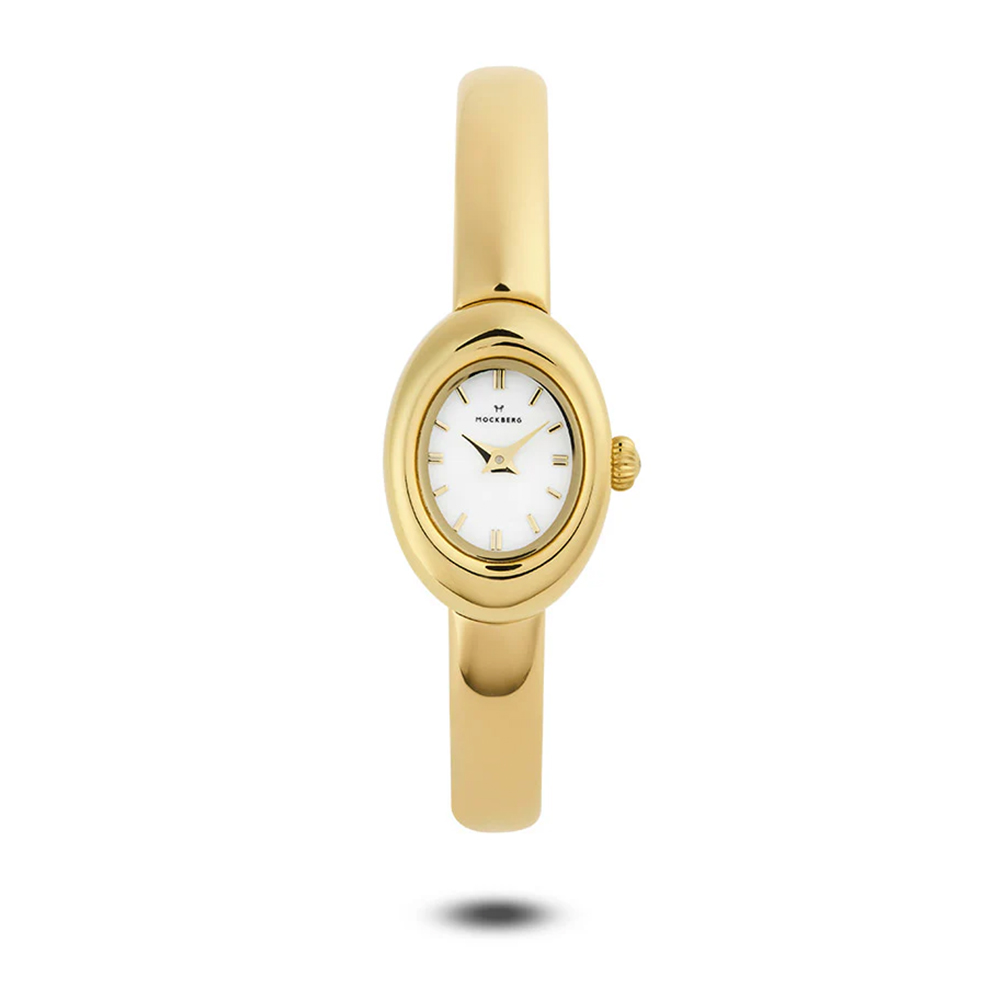 Belle Oval Petite Bangle Watch Gold 18,5x26 mm Small