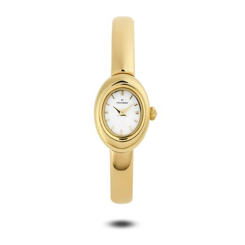 Belle Oval Petite Bangle Watch Gold 18,5x26 mm Small
