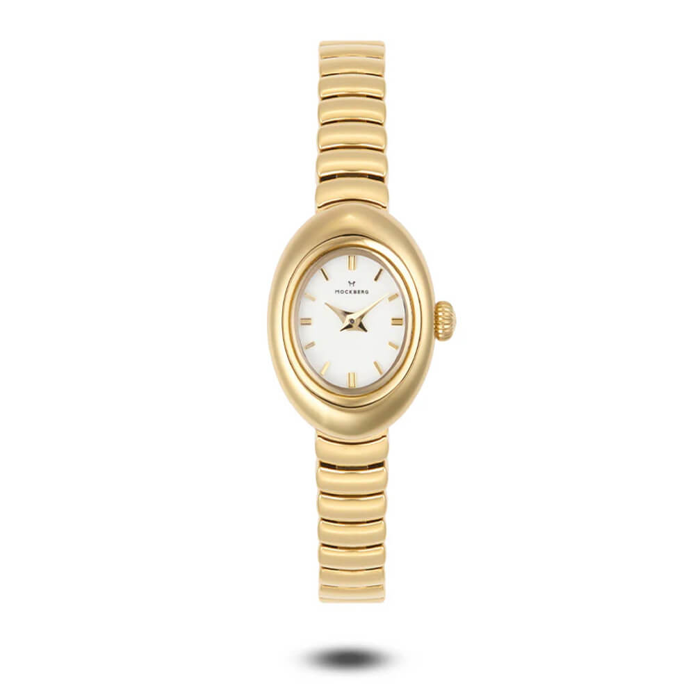 Belle Oval Petite Gullfarge 18,5x26 mm