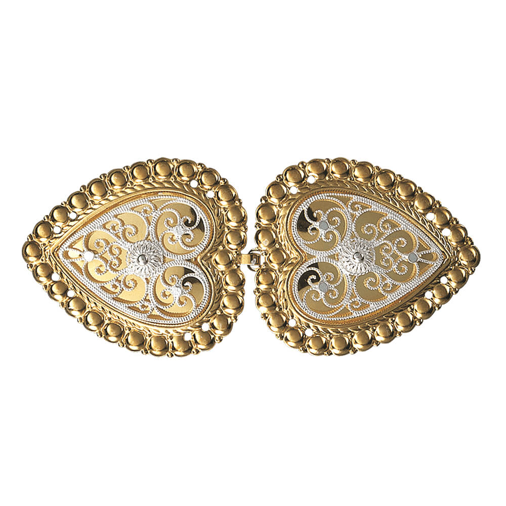 Beltespenne Hardanger 830 Forgylt Sølv