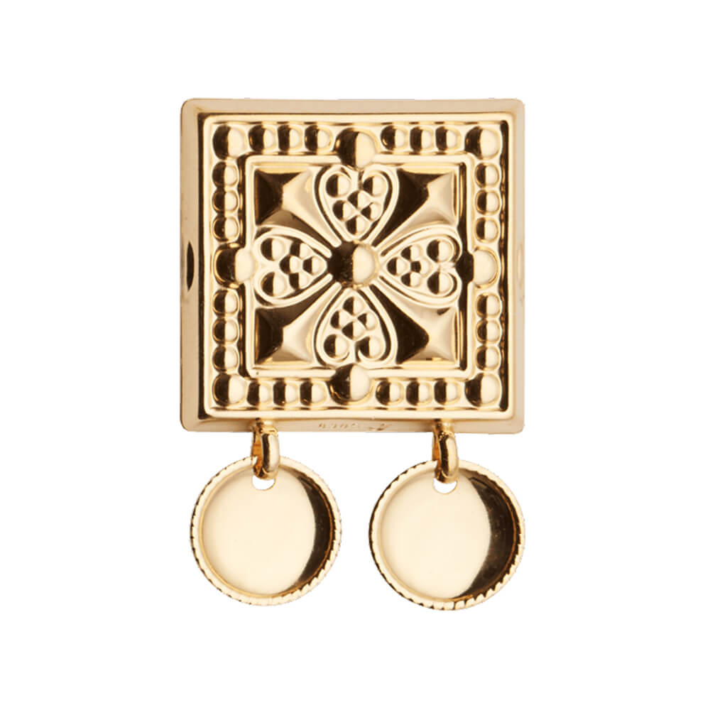 Beltestøl Hardanger 830 Forgylt Sølv