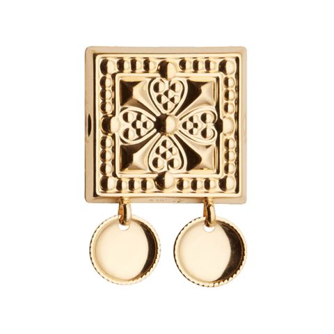 Beltestøl Hardanger 830 Forgylt Sølv