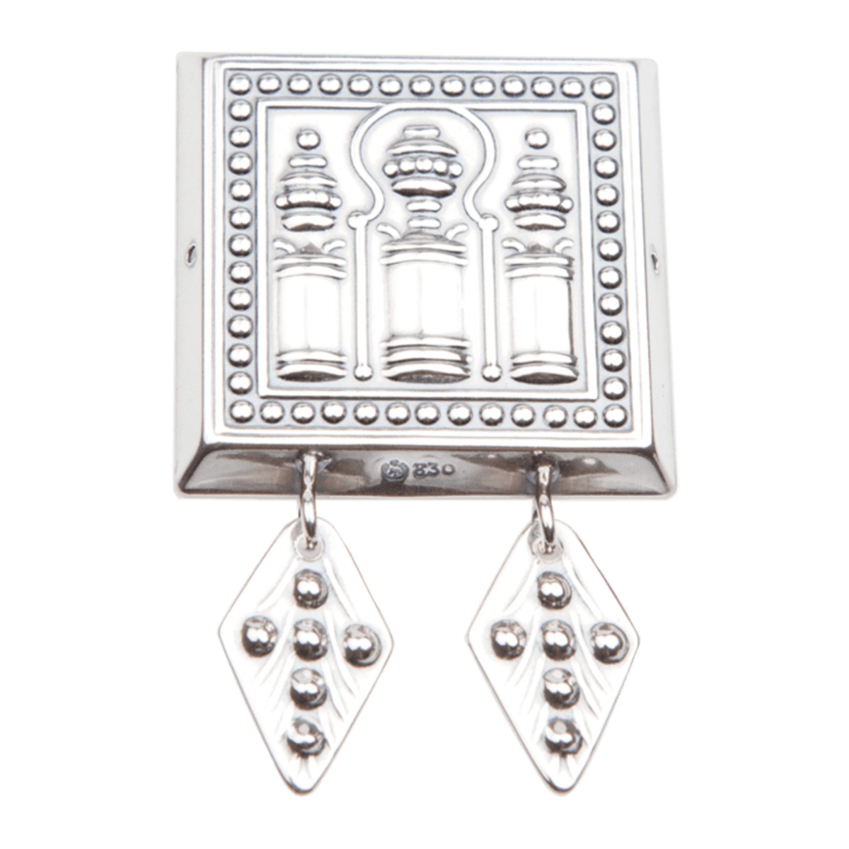 Beltestøl Nordmøre 830 Oksidert Sølv Stor