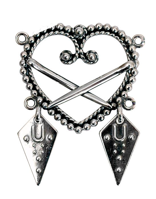 Beltestøl Østfold 830 Oksidert Sølv