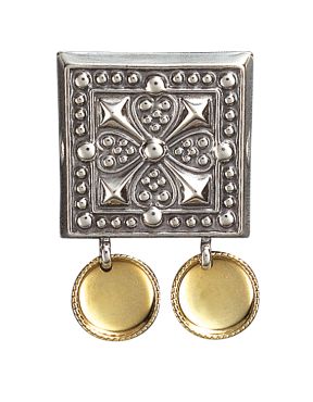 beltestøl, oksidert m. forgylt