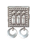 beltestøl, oksidert m. ringlau