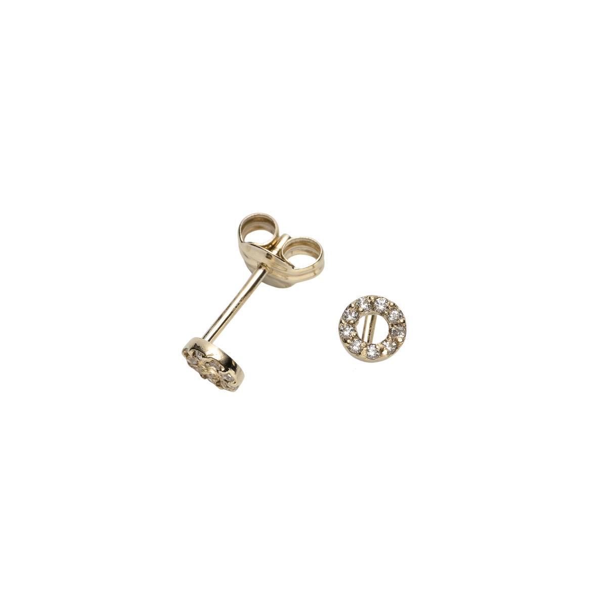 Øredobber 375 Gult Gull