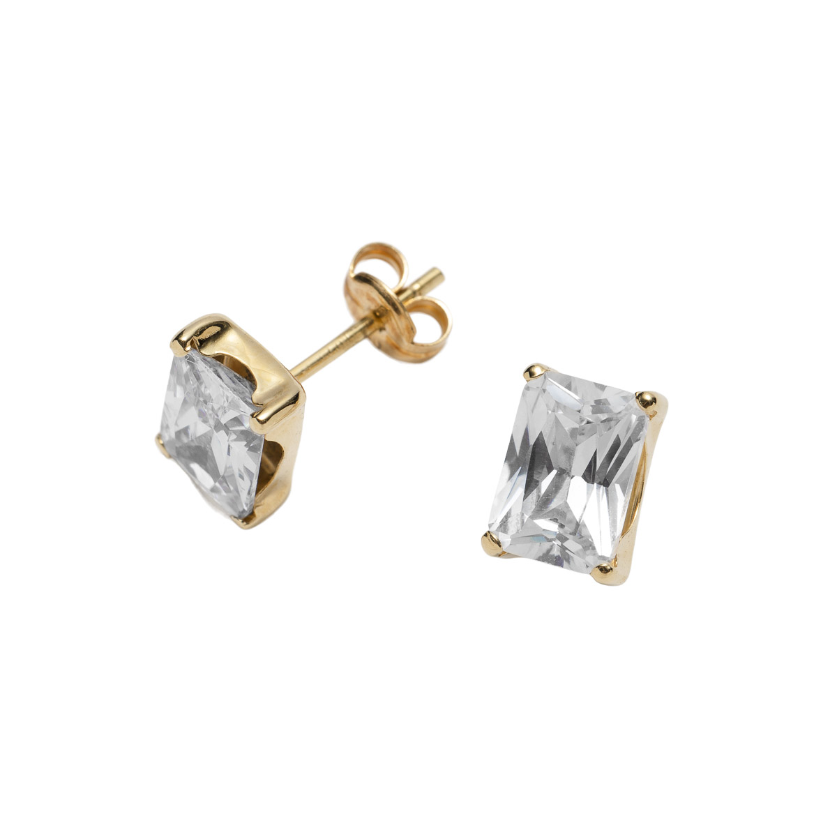 Øredobber Gult Gull