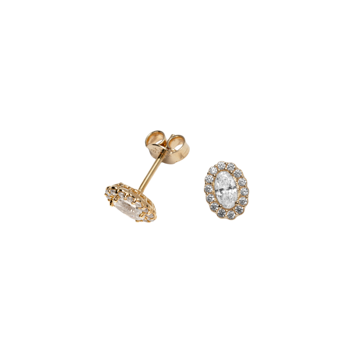 Øredobber 375 Gult Gull