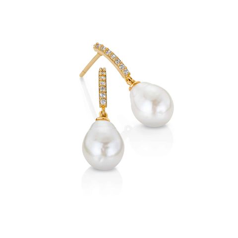 Øredobber 375 Gult Gull