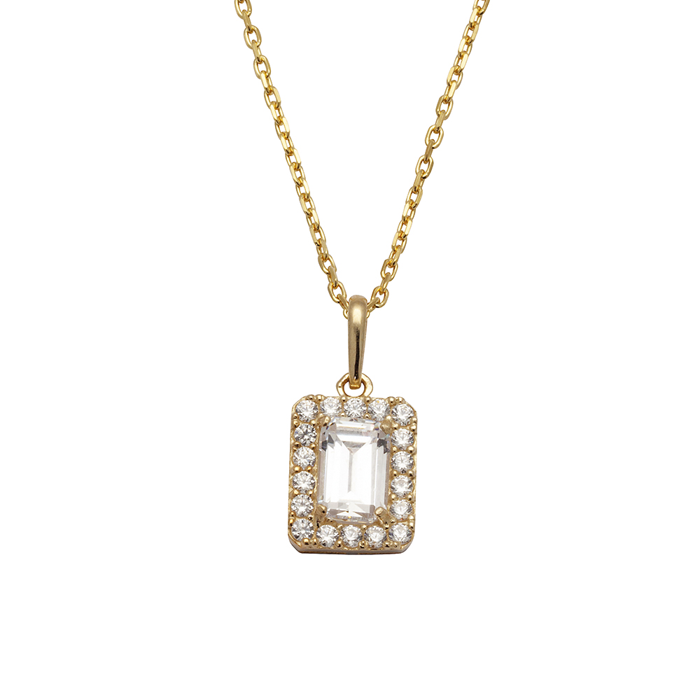 Halssmykke 375 Gult Gull