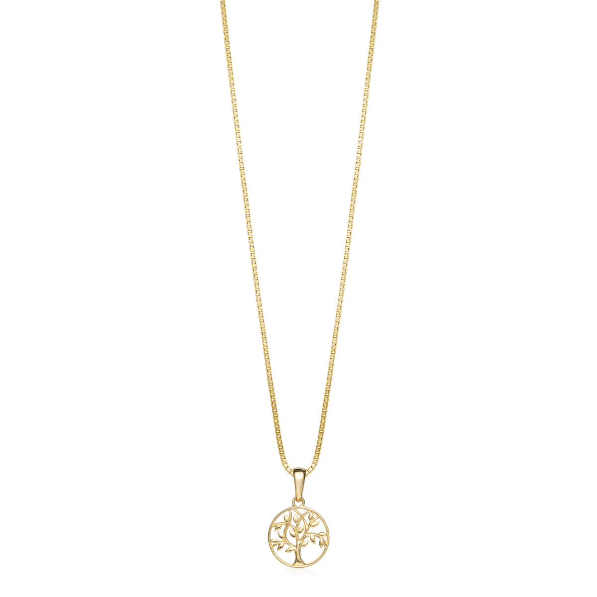 ELSE Halssmykke 375 Gult Gull