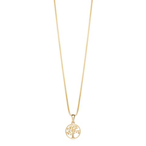 ELSE Halssmykke 375 Gult Gull