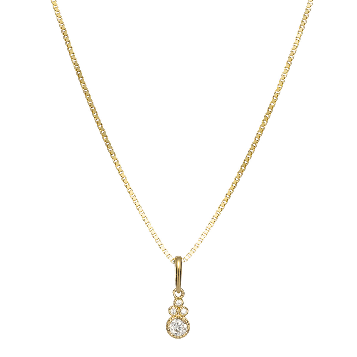 Halssmykke 375 Gult Gull