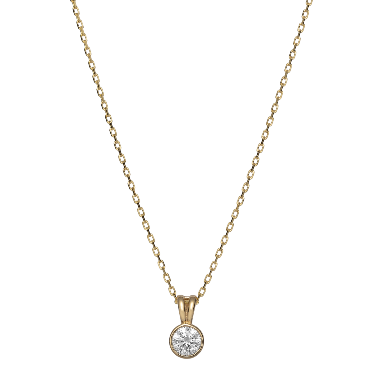 Halssmykke 375 Gult Gull