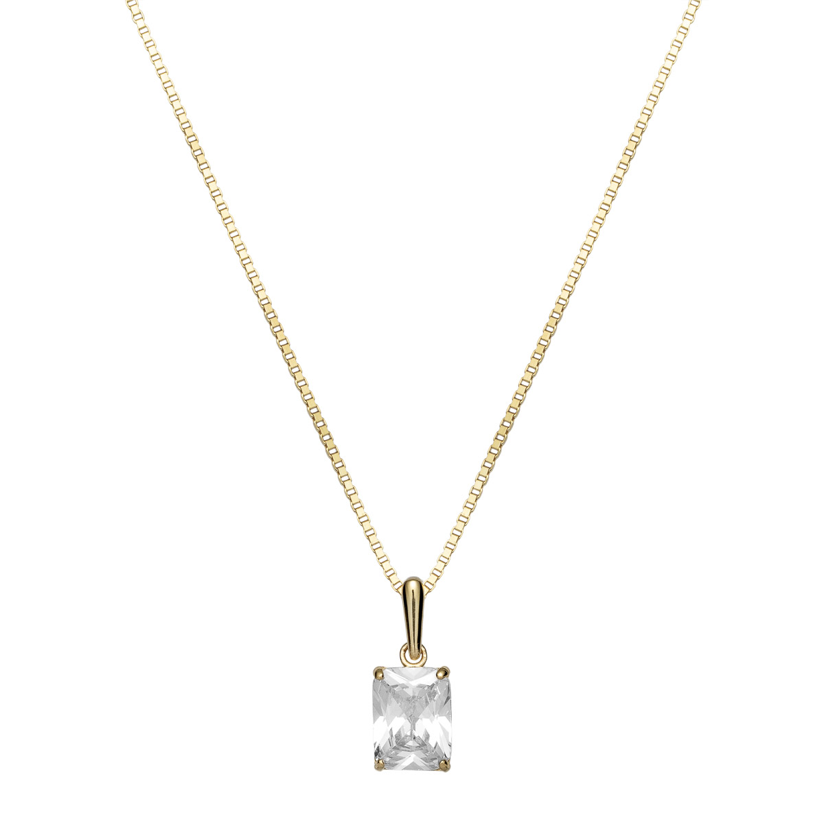 Halssmykke 375 Gult Gull