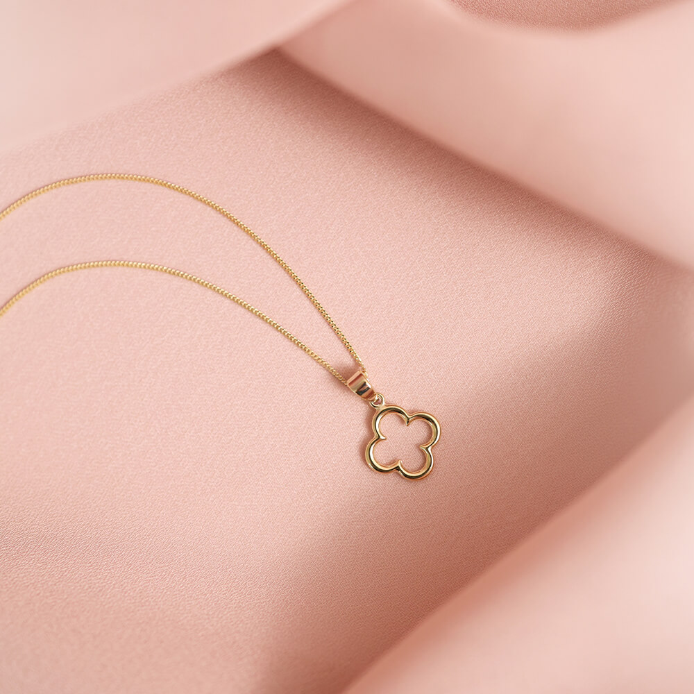 Halssmykke 375 Gult Gull