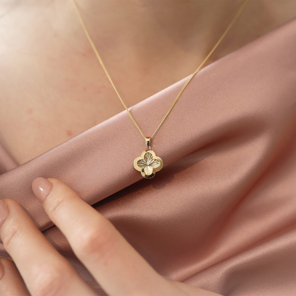 Halssmykke 375 Gult Gull