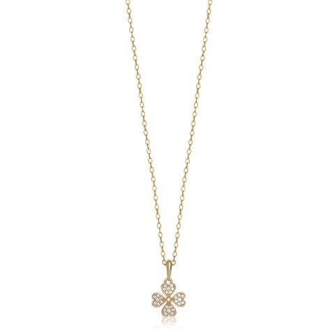 Halssmykke 375 Gult Gull