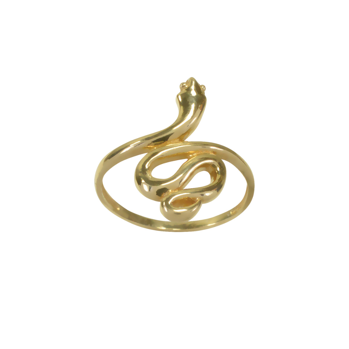 Ring Slange 375 Gult Gull 