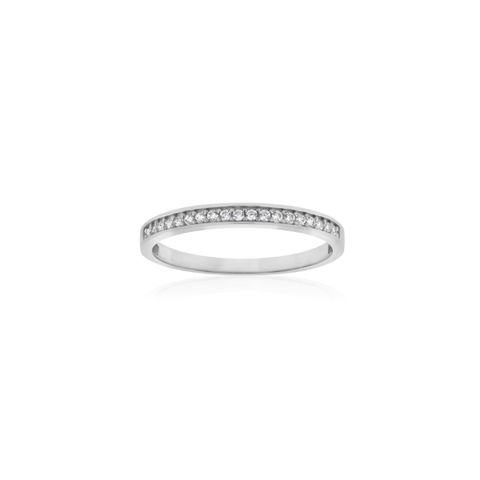 Ring 375 Hvitt Gull