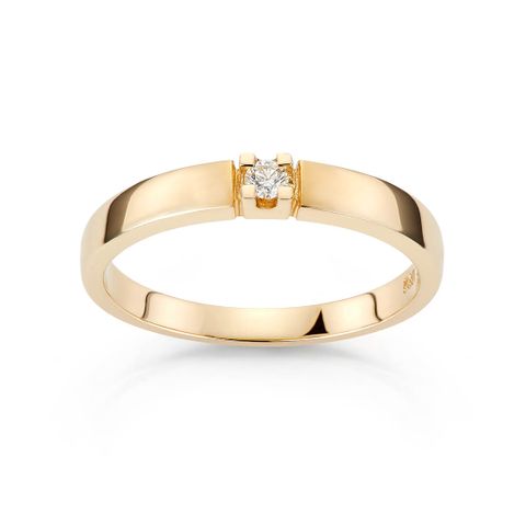 Alliansering 585 Gult Gull 0,05 ct