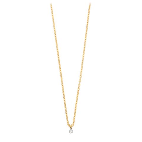 Aurora Diamantsmykke 585 Gult Gull 0,03 ct