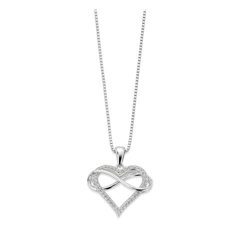 Halssmykke Hjerte 925 Sølv