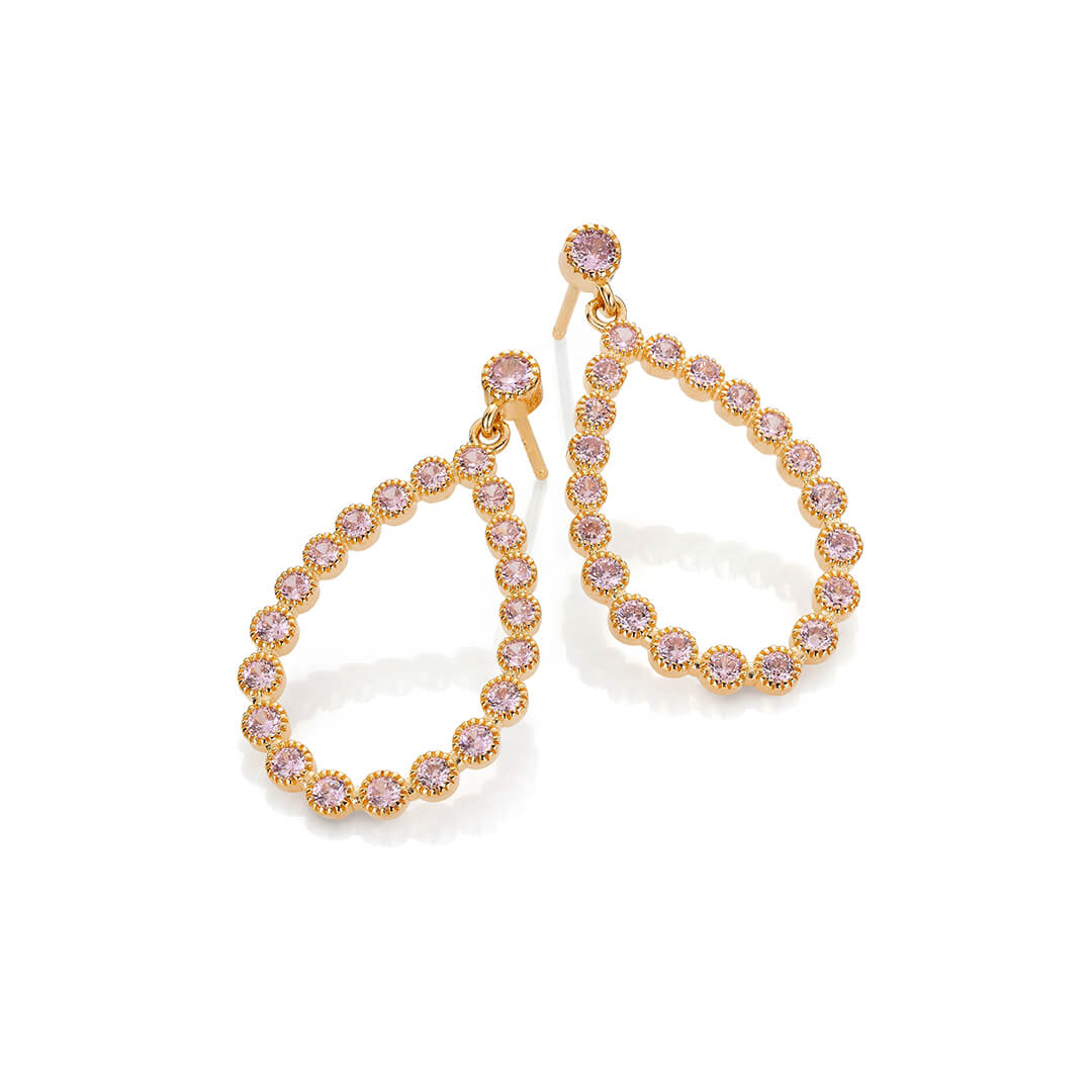 Øredobber 925 Forgylt Sølv