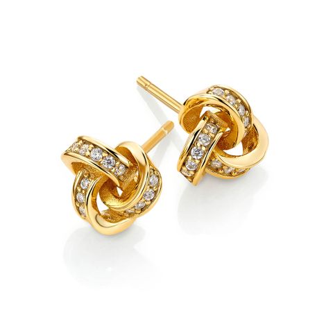 Øredobber 925 Forgylt Sølv