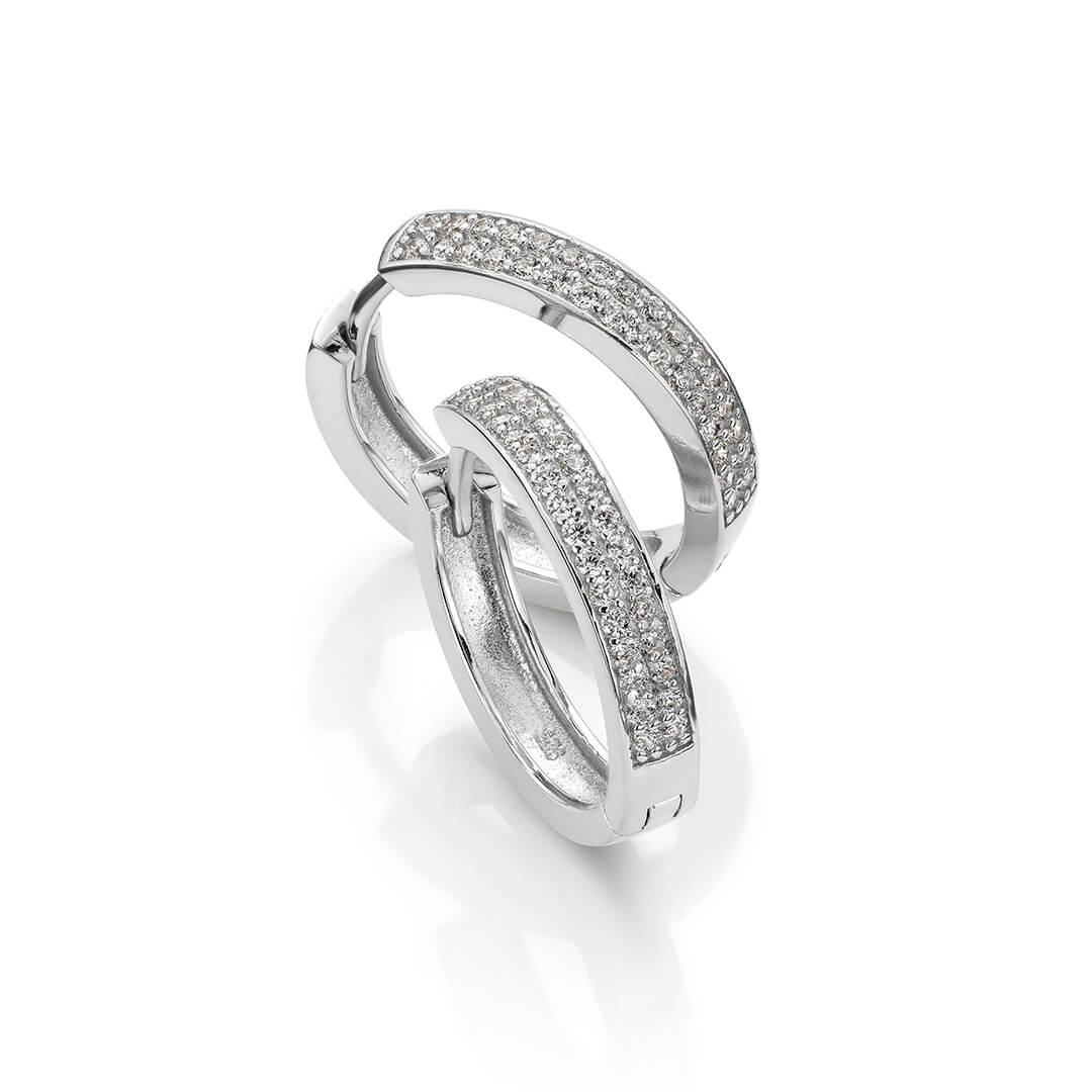 Øreringer 925 Sølv 20 mm