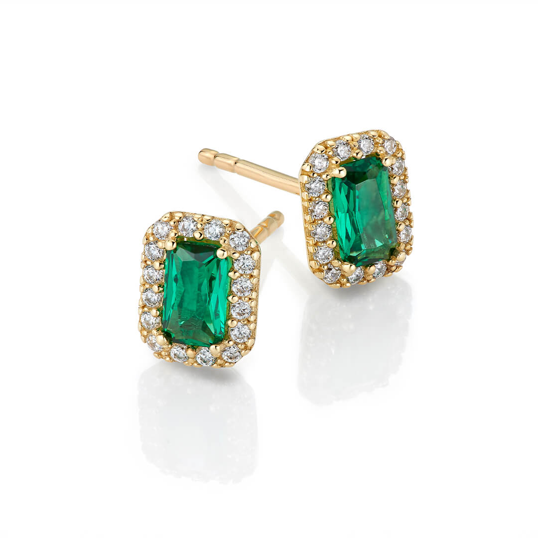 Øredobber 375 Gult Gull