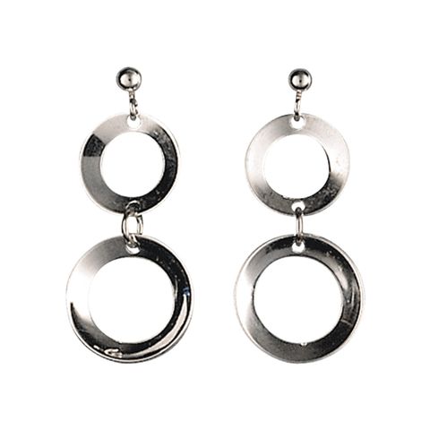 Øredobber Trønder 830 Hvitt Sølv