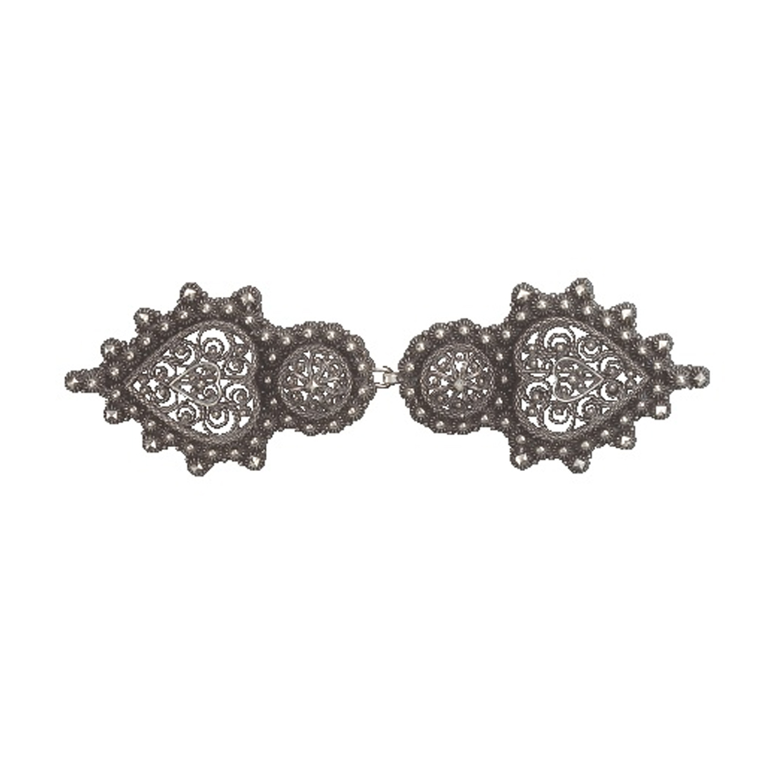 Beltespenne Telemark 830 Oksidert Sølv