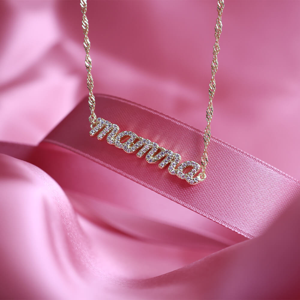 Armbånd Mamma 925 Forgylt Sølv