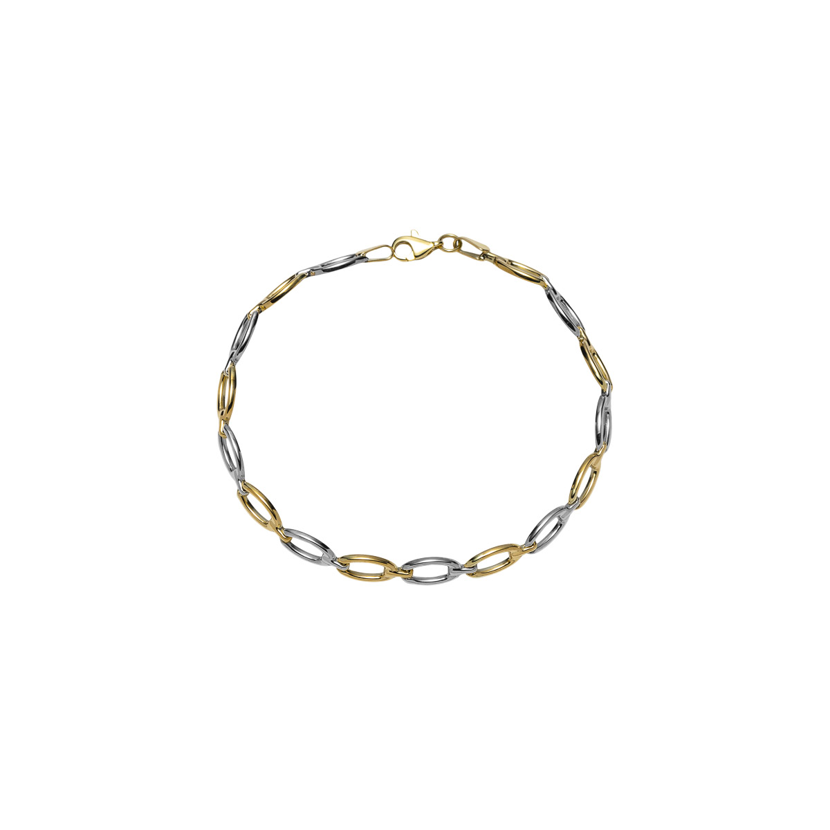 Armbånd 375 Tofarget Gull