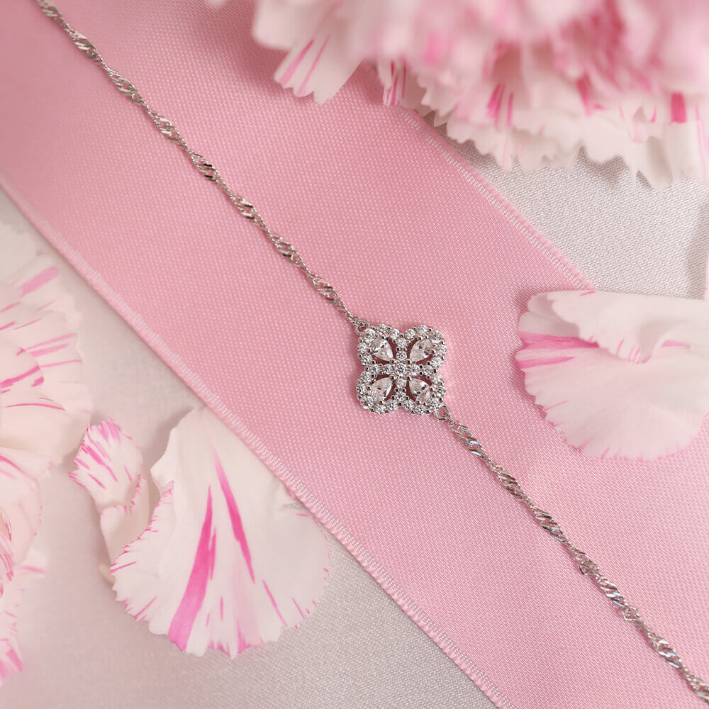 Armbånd Kløver 925 Sølv