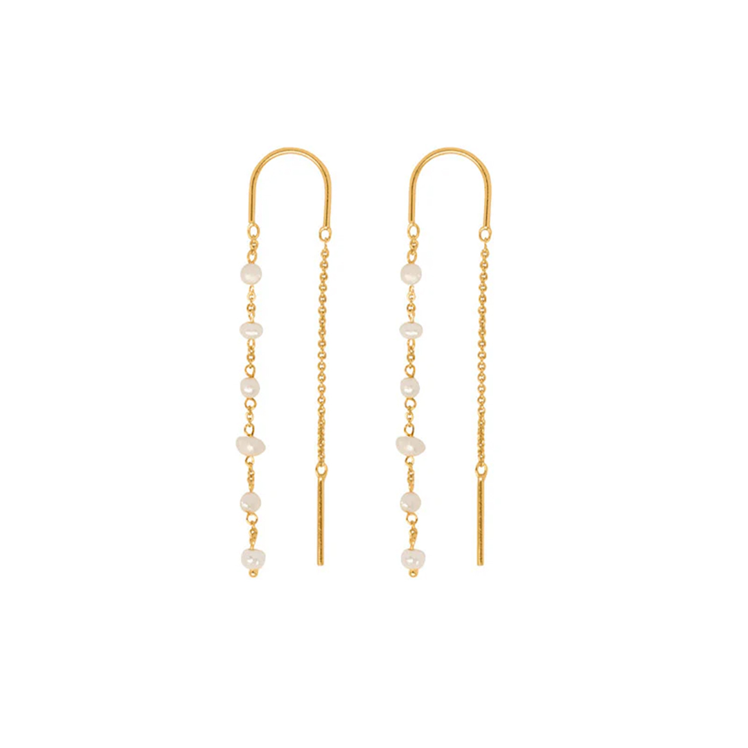 Scarlett Ferskvannsperler 925 Forgylt Sølv