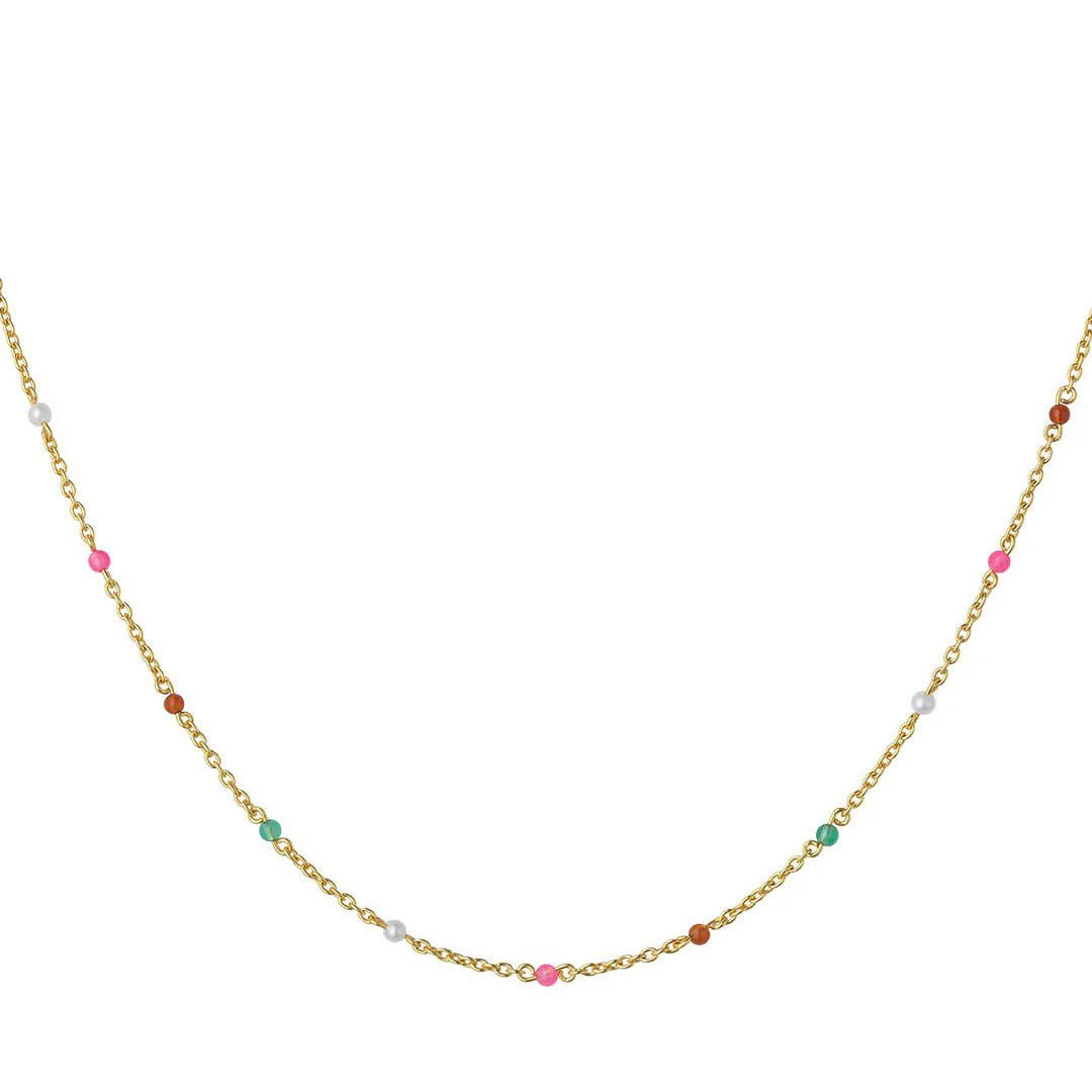 Scarlett Halssmykke 925 Forgylt Sølv