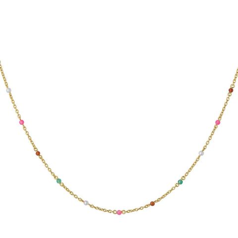 Scarlett Halssmykke 925 Forgylt Sølv