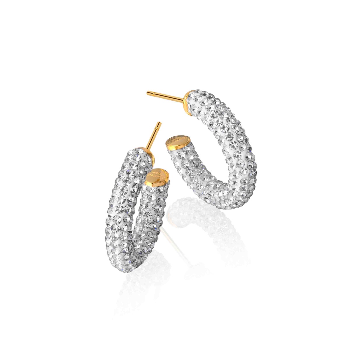 LILLIAN Øreringer Gullfarget Stål